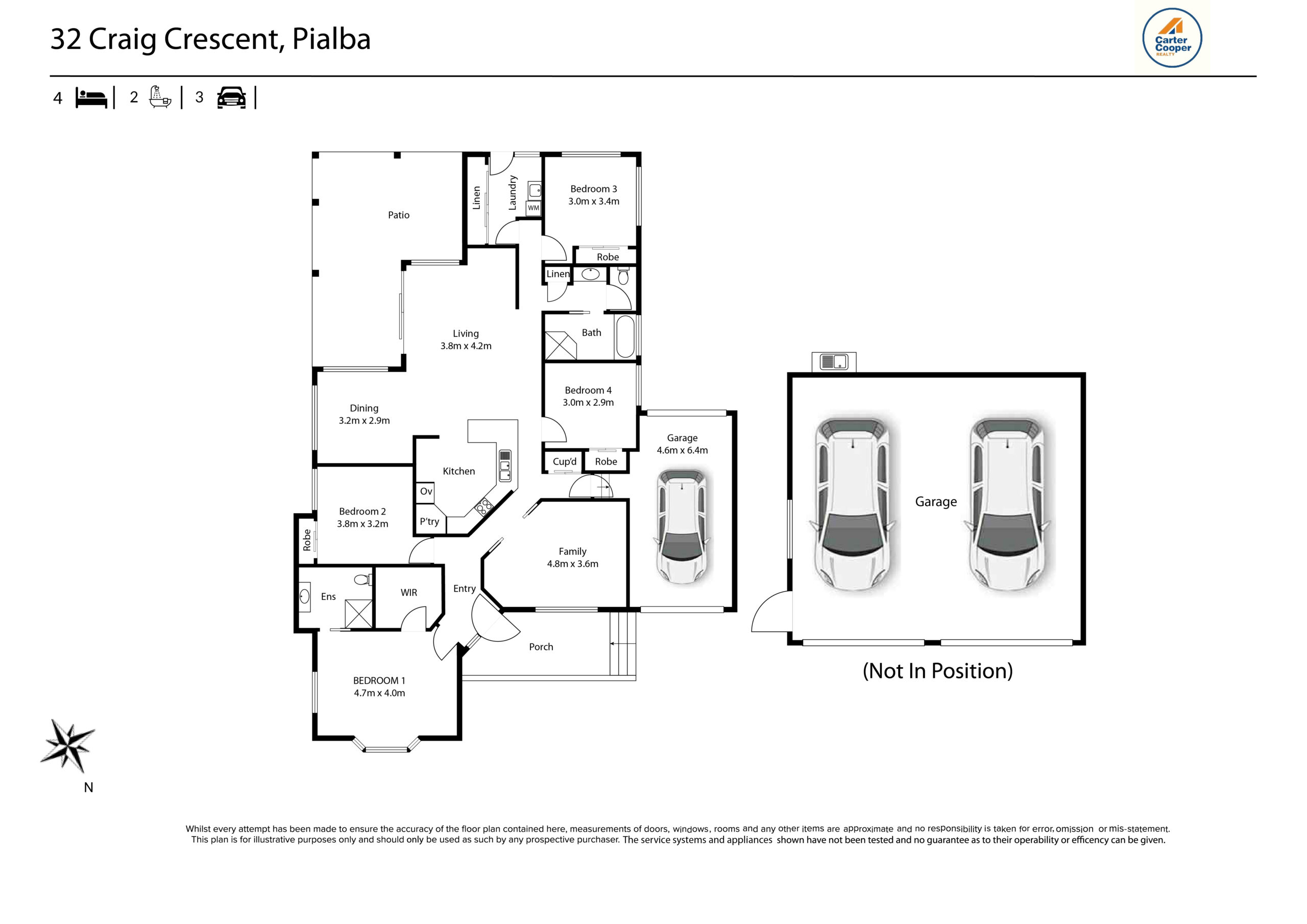 32 Craig Crescent, PIALBA, QLD 4655 AUS