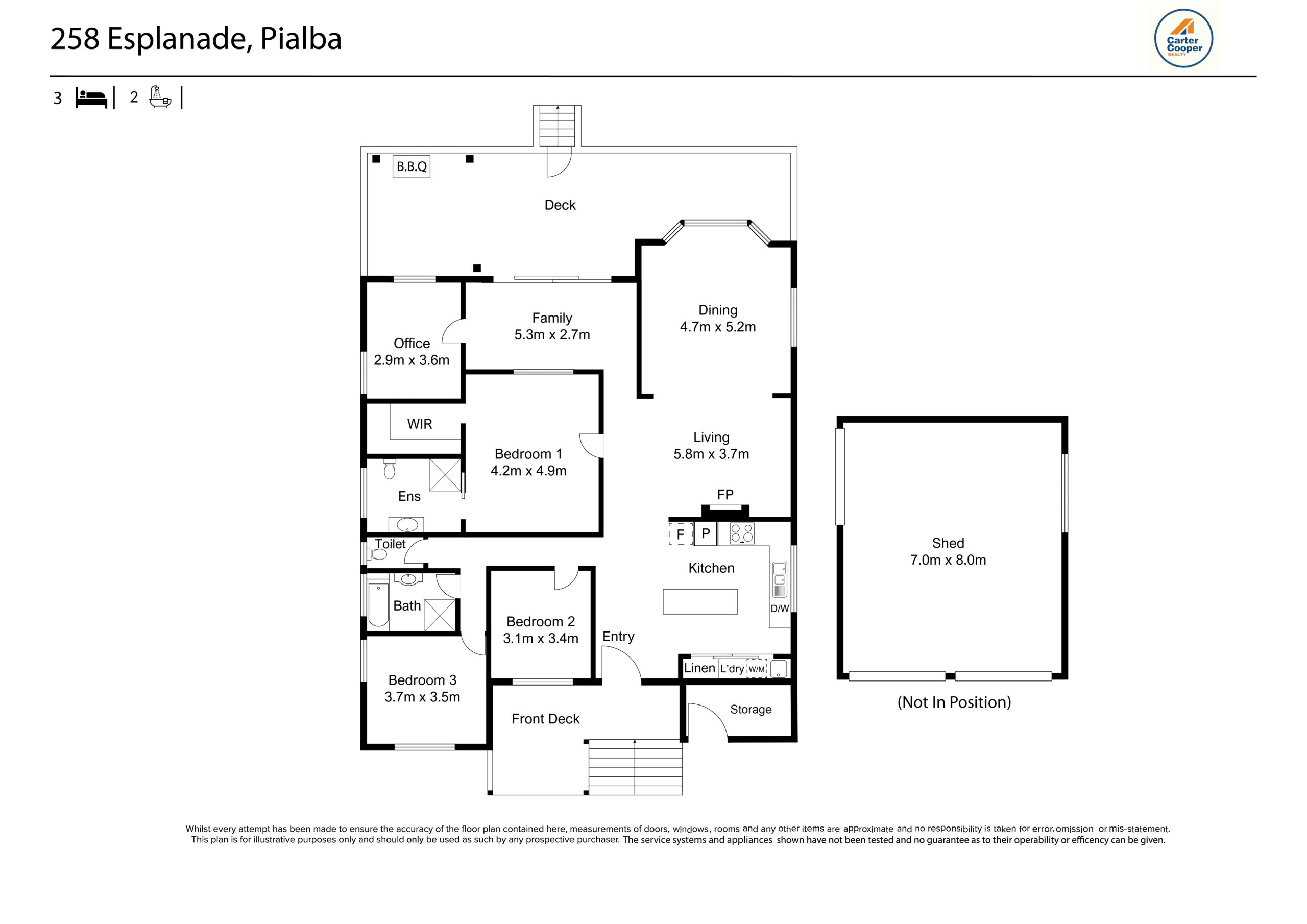 258 Esplanade, PIALBA, QLD 4655 AUS